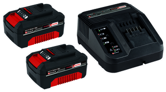 KIT STARTER POWER CHARGEUR 18 V 2 BATTERIES 3 AH + CHARGEUR     EINHELL
